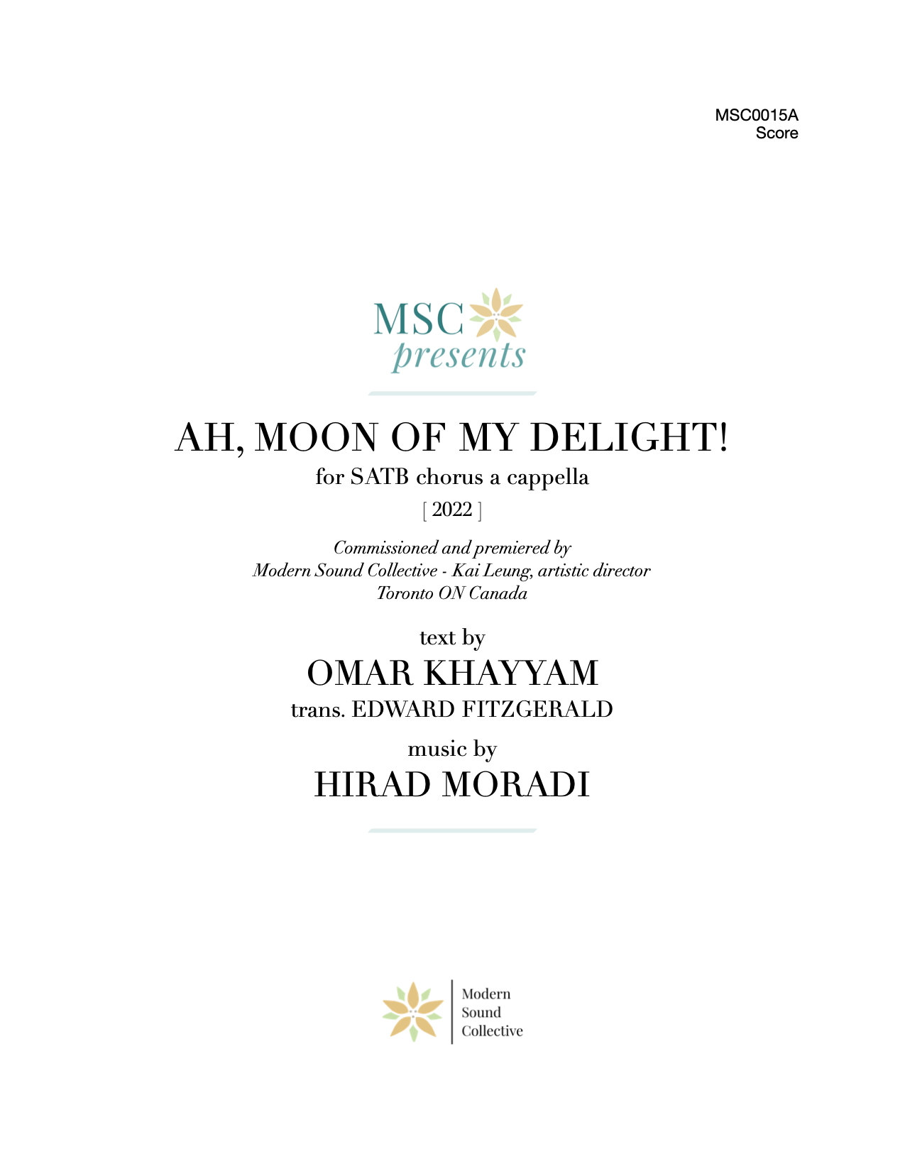Ah, Moon of My Delight!