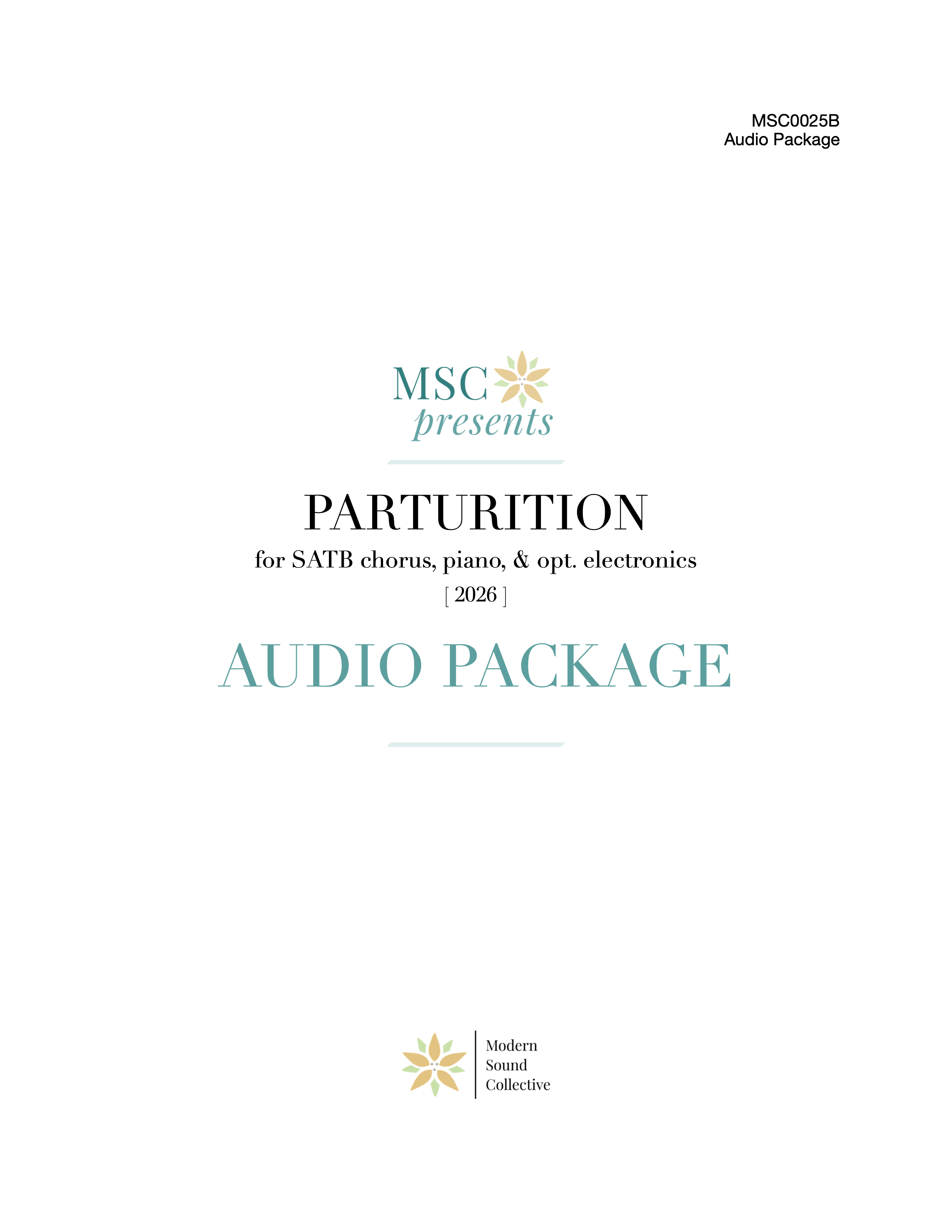 Parturition [Audio Package]